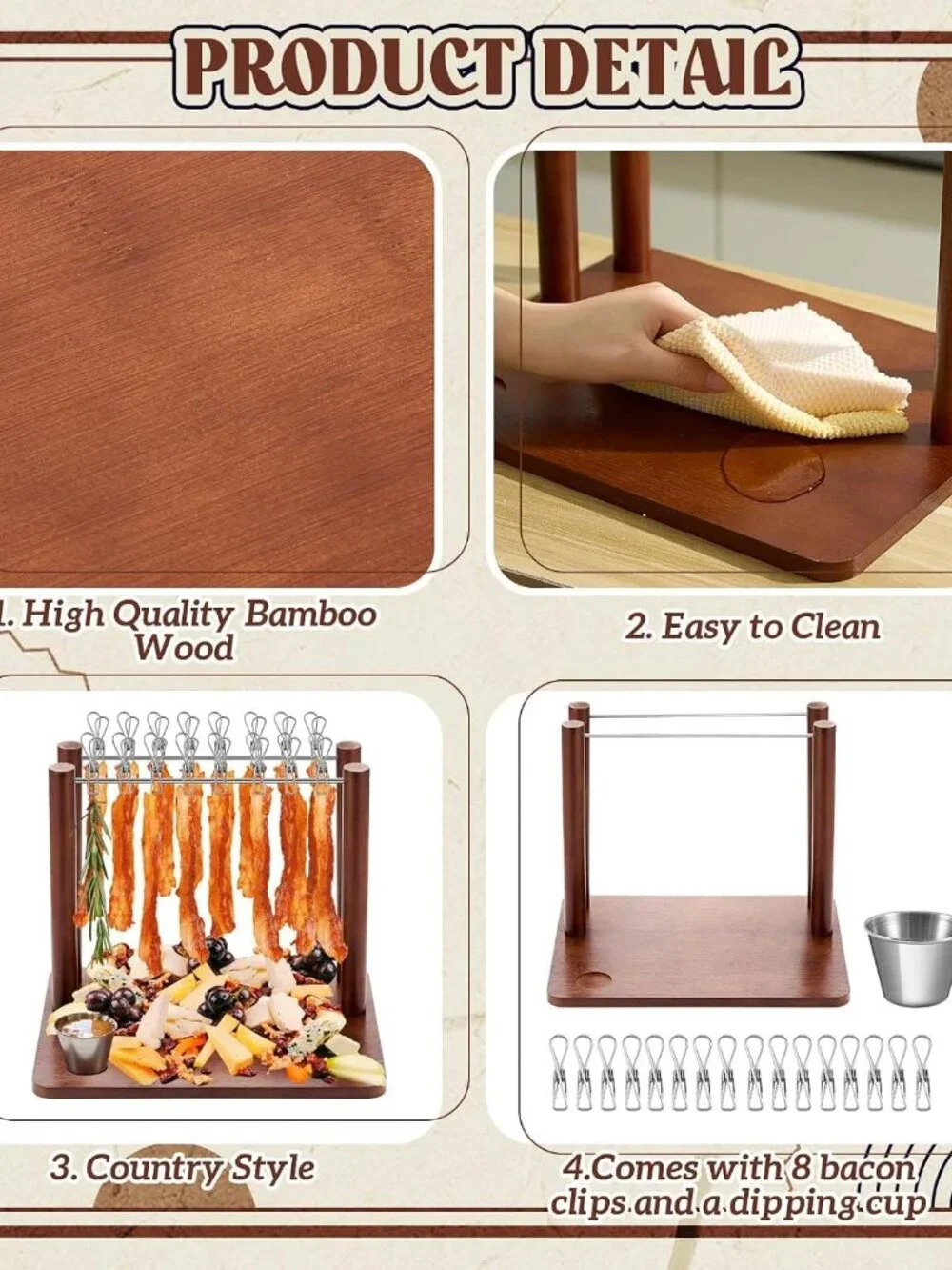 Multipurpose Portable Kitchen Grill Rack – Food Drying, Cooling & Party Utensil